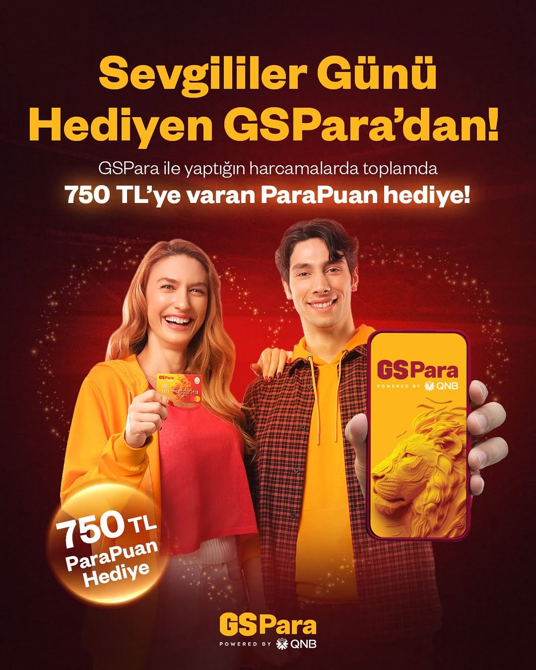 Sevgililer Günü'ne Özel GSPara Kampanyası!