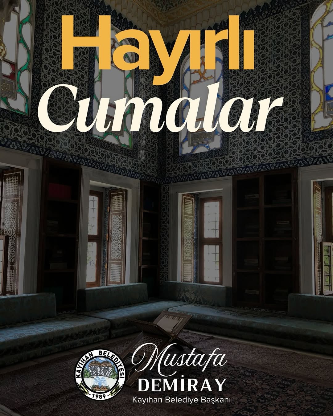 Allah Adaleti ve İyiliği Emreder - Kayıhan Belediye Başkanı Mustafa Demiray