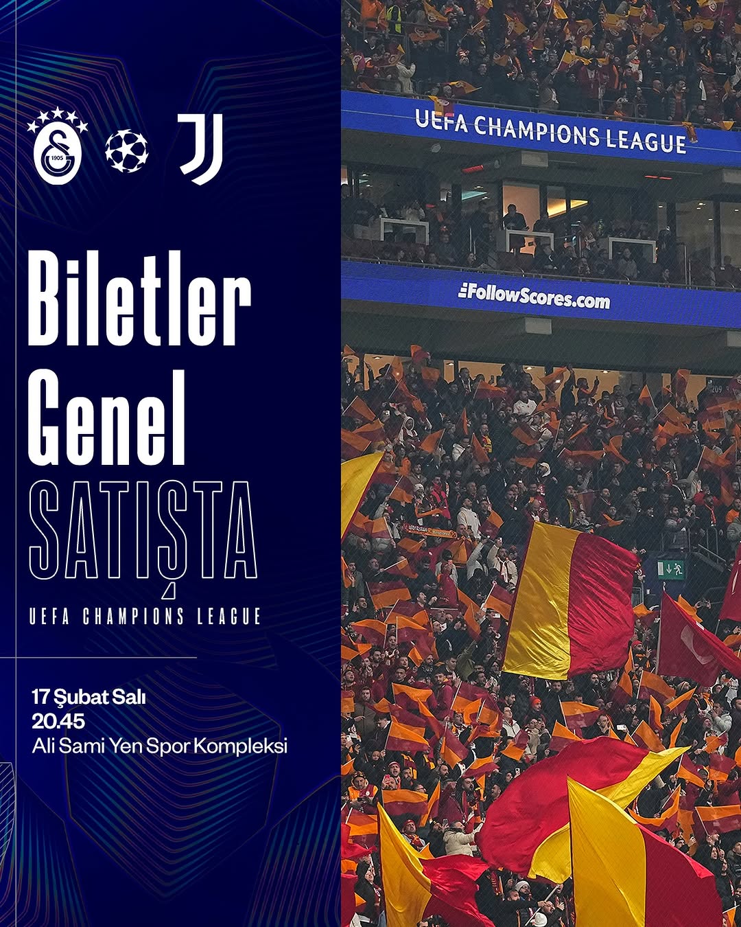 Galatasaray, Salı Akşamı 50.000 Taraftarı Ali Sami Yen'de Ağırlayacak!