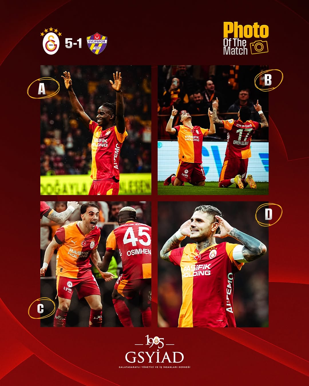 Galatasaray'ın En Güzel Sarı Kırmızı Kareleri Yarışması