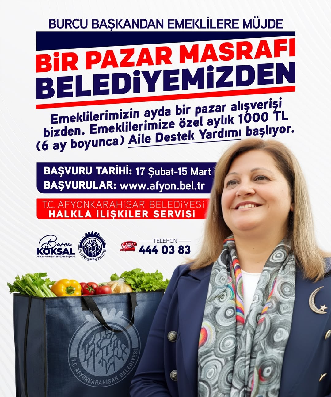 Emeklilere Aile Destek Yardımı Başlıyor - Afyonkarahisar Belediyesinden Özel İmkanlar