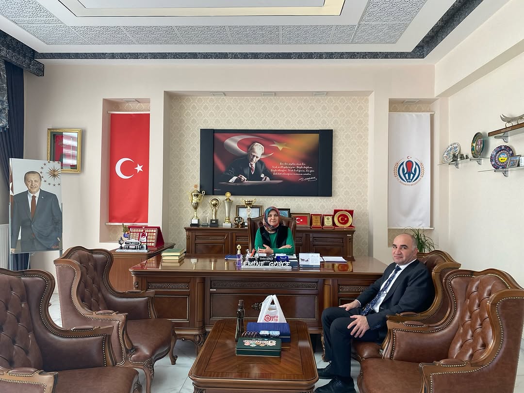 İhsaniye Belediye Başkanı Emine Gökçe'ye Afyonkarahisar Denetimli Serbestlik İl Müdürü Mahmut Kıran'dan Ziyaret