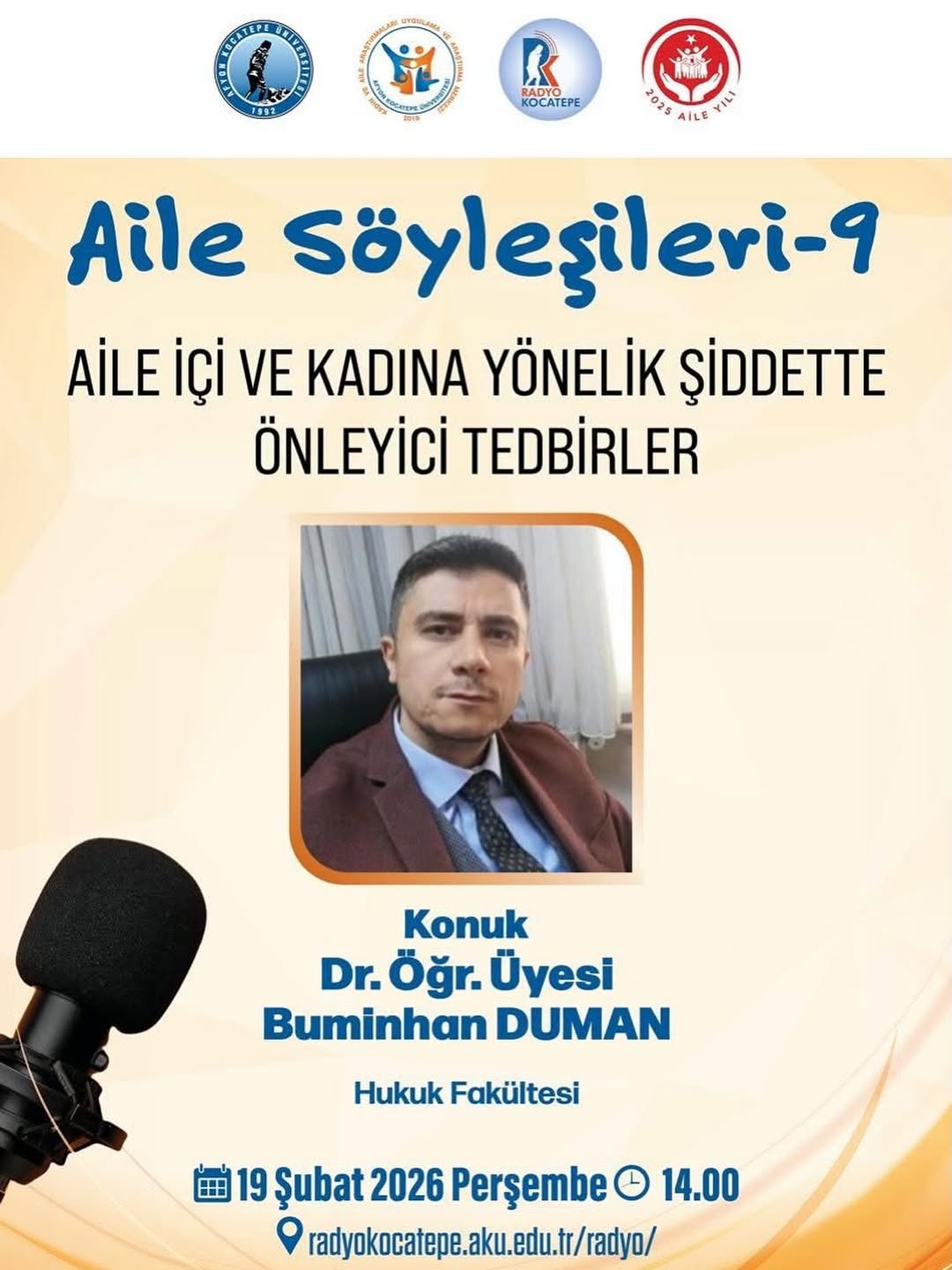 Afyon Kocatepe Üniversitesi'nde Bugün: Aile Söyleşileri-9