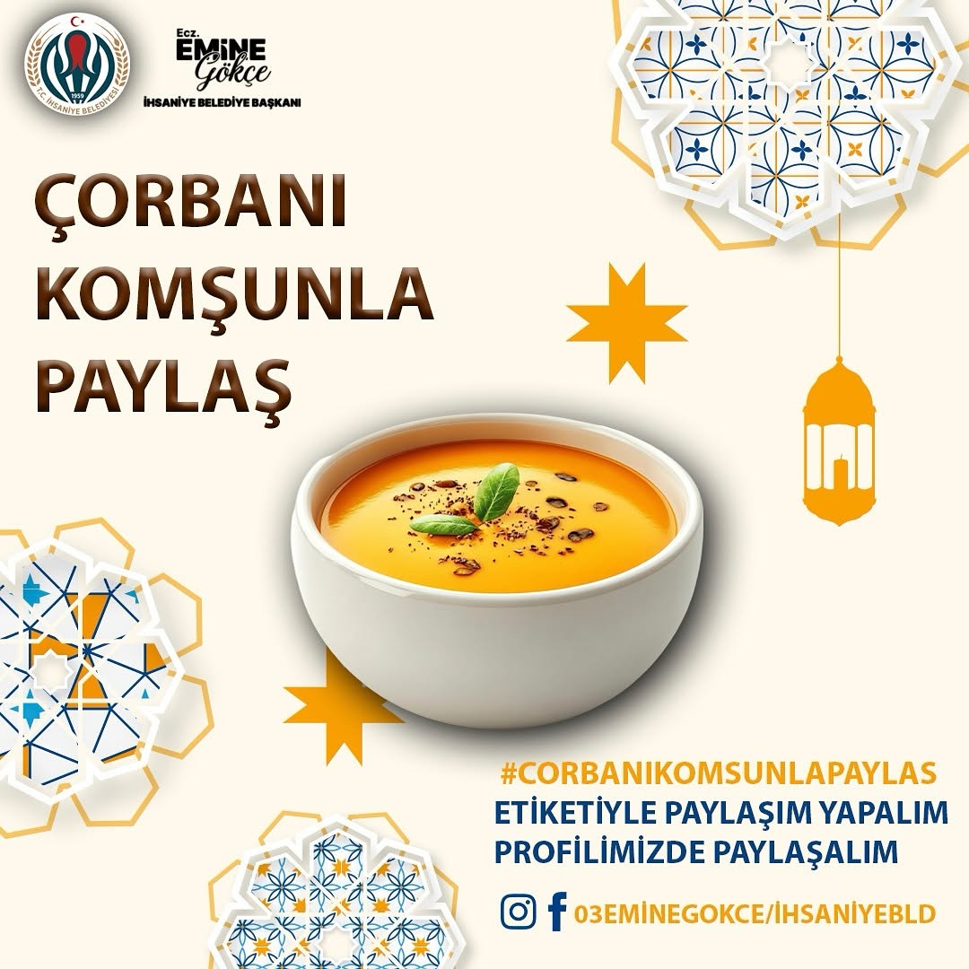 İhsaniye Belediyesi 'Çorbanı Komşunla Paylaş' Kampanyası Başlattı