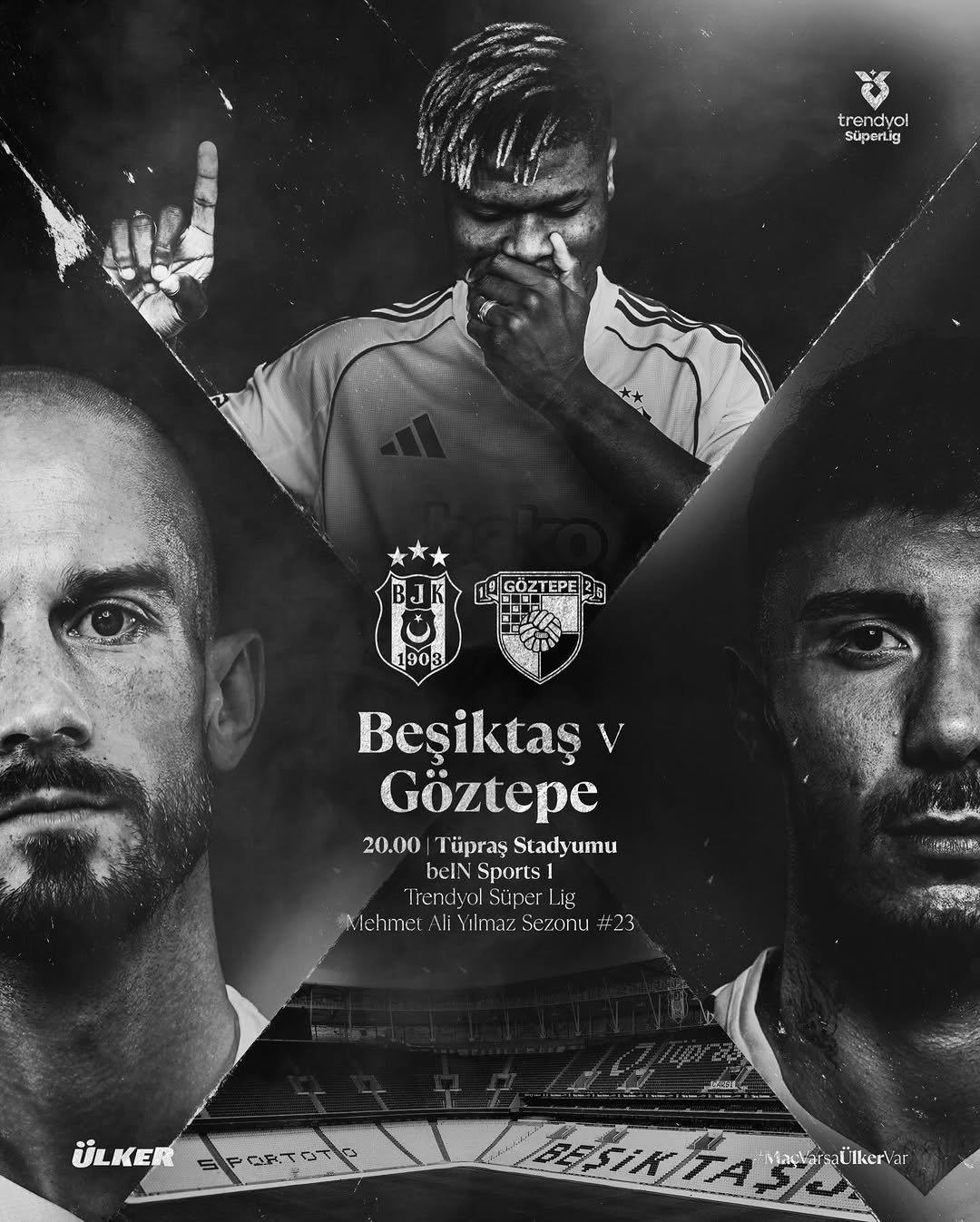 Beşiktaş, Göztepe'yi Tüpraş Stadyumu'nda Konuk Ediyor