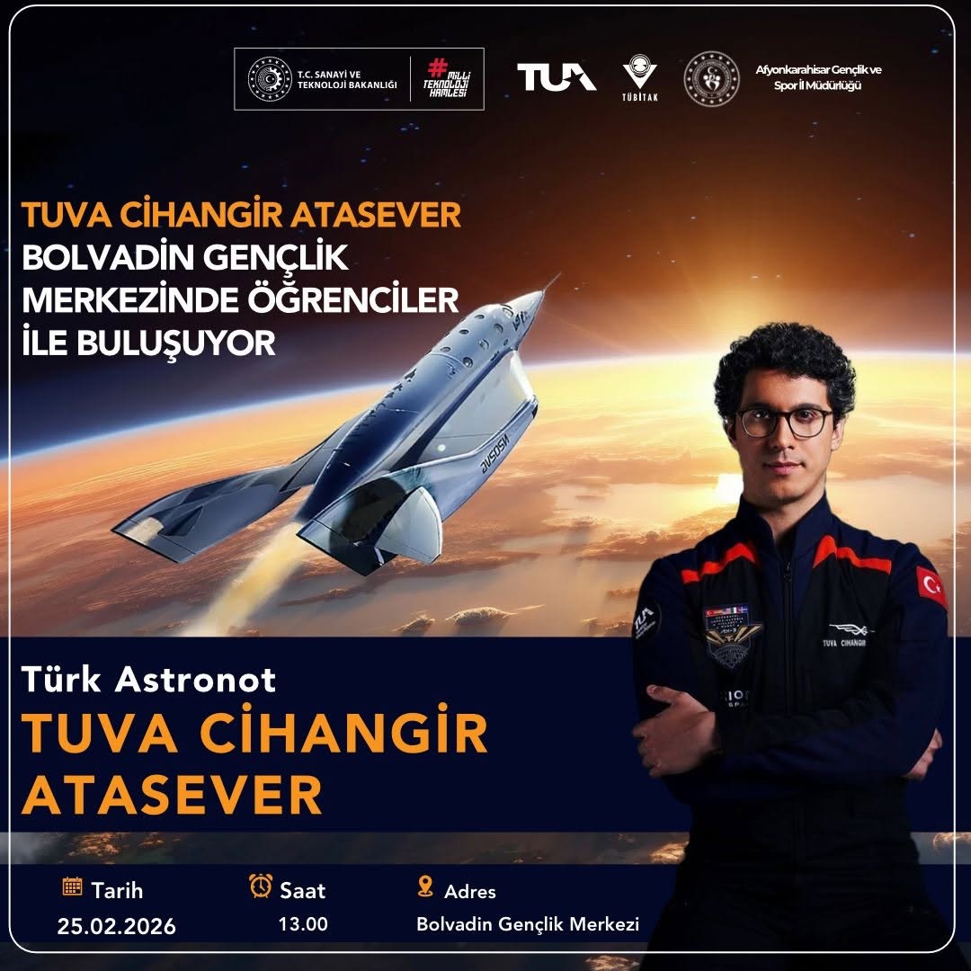 Türk Astronot Tuva Cihangir Atasever Bolvadin'deki Gençlerle Buluşuyor