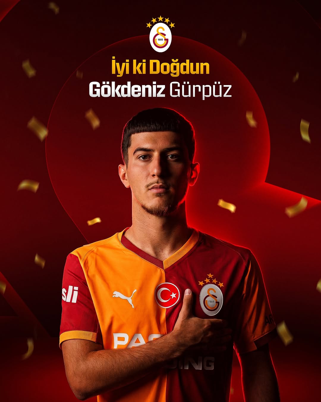 Galatasaray Spor Kulübü Futbolcusu Gökdeniz Gürpüz'ün Doğum Günü Kutlandı