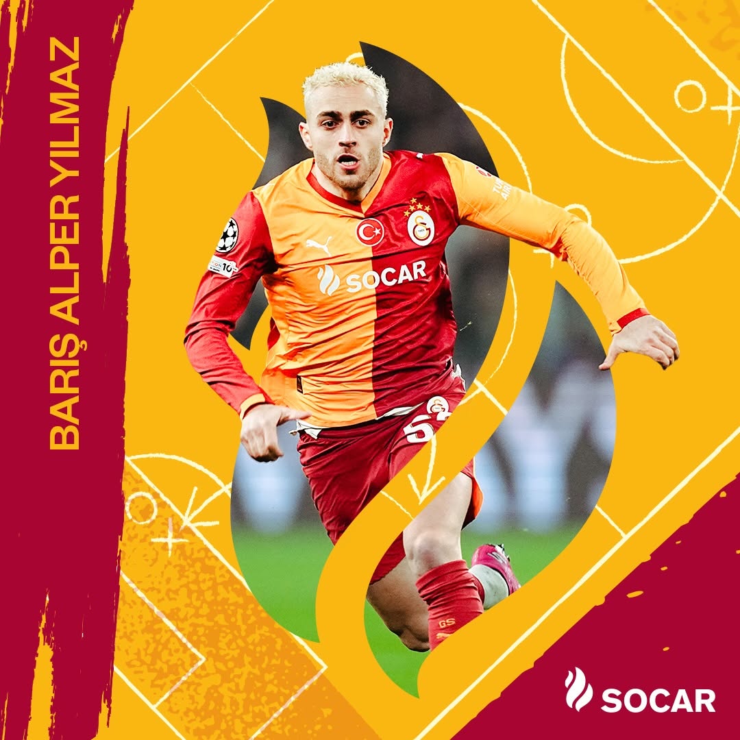 Galatasaray'ın Enerji Sponsoru SOCAR, Barış Alper Yılmaz'ın Enerjisiyle Parlıyor