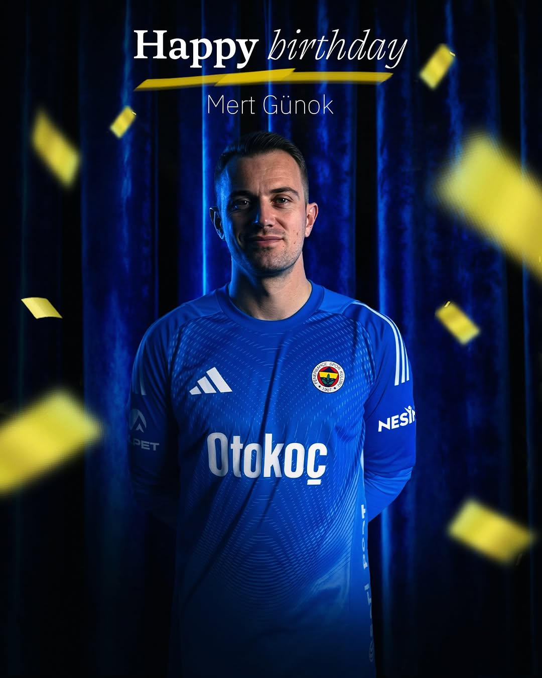 Fenerbahçe'den Mert Günok'a Doğum Günü Kutlaması