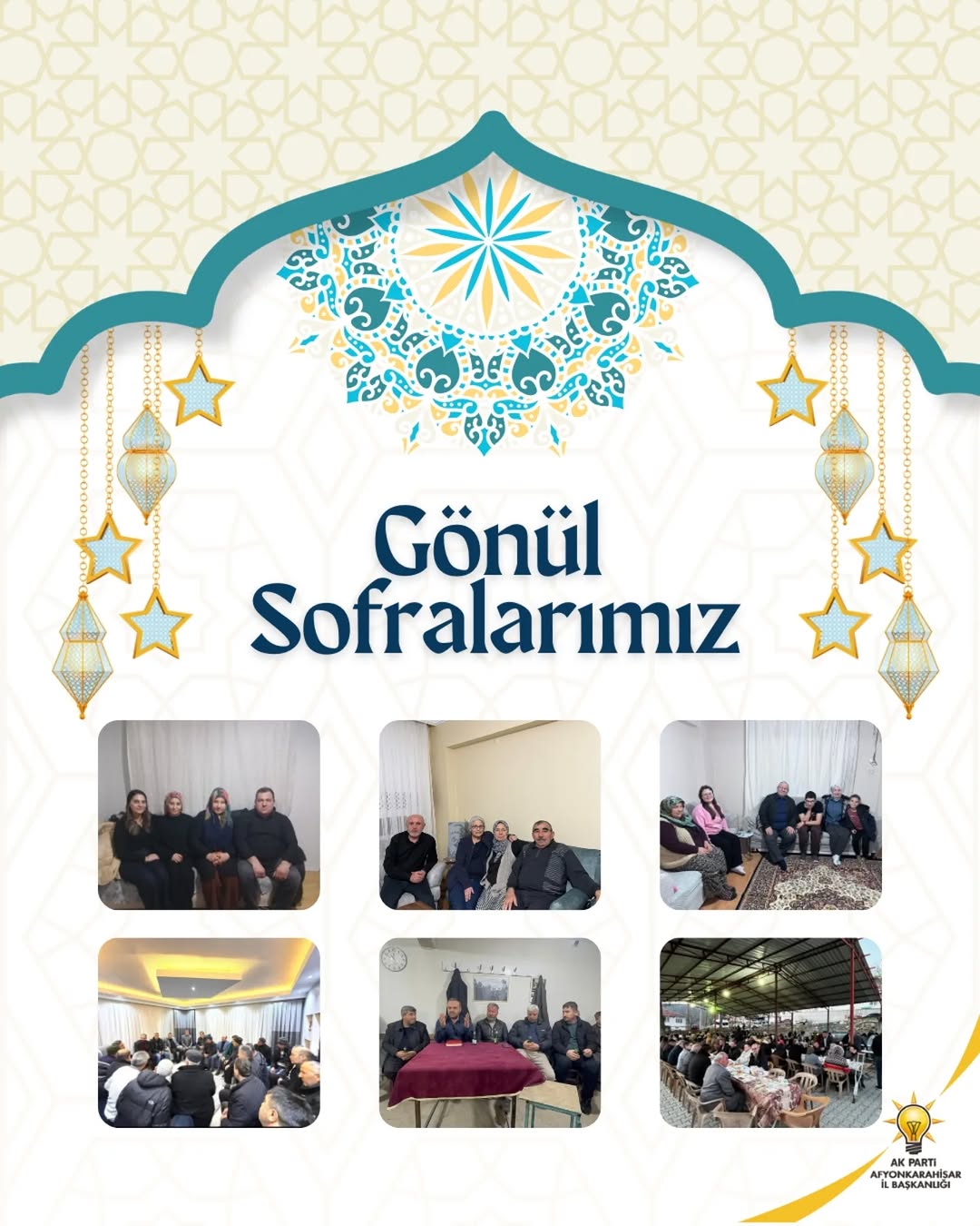 AK Parti Afyonkarahisar İl Başkanlığı'ndan Ramazan Bereketi Paylaşımı