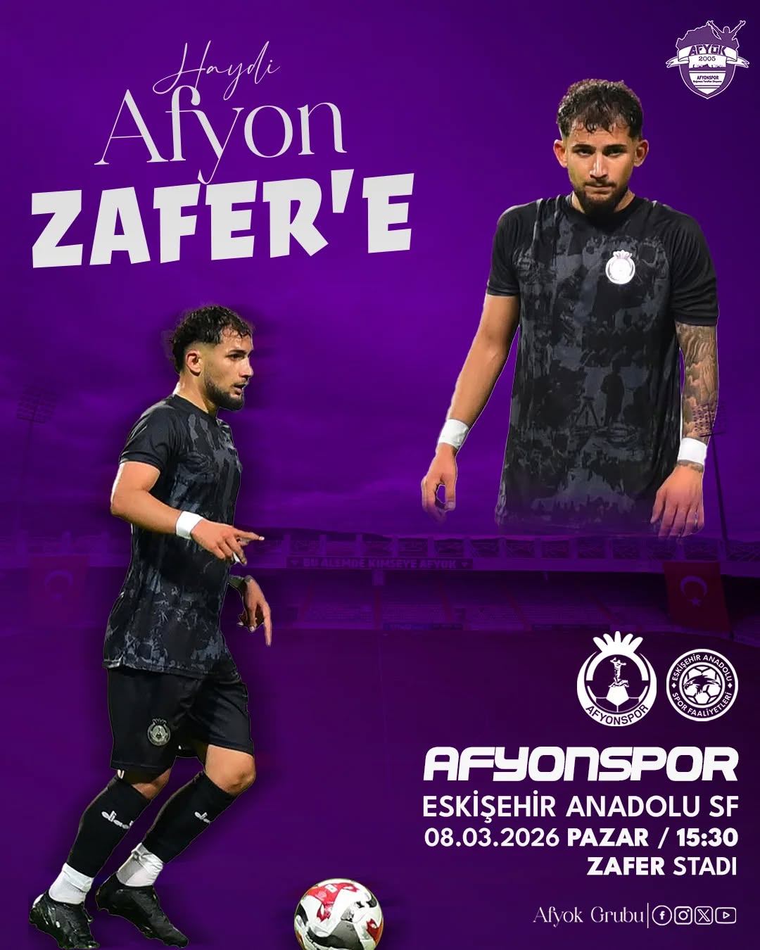 Afyonkarahisar Afyok Grubu, Eskişehir Anadolu SF Karşısında Zafer İçin Sahaya Çıkıyor