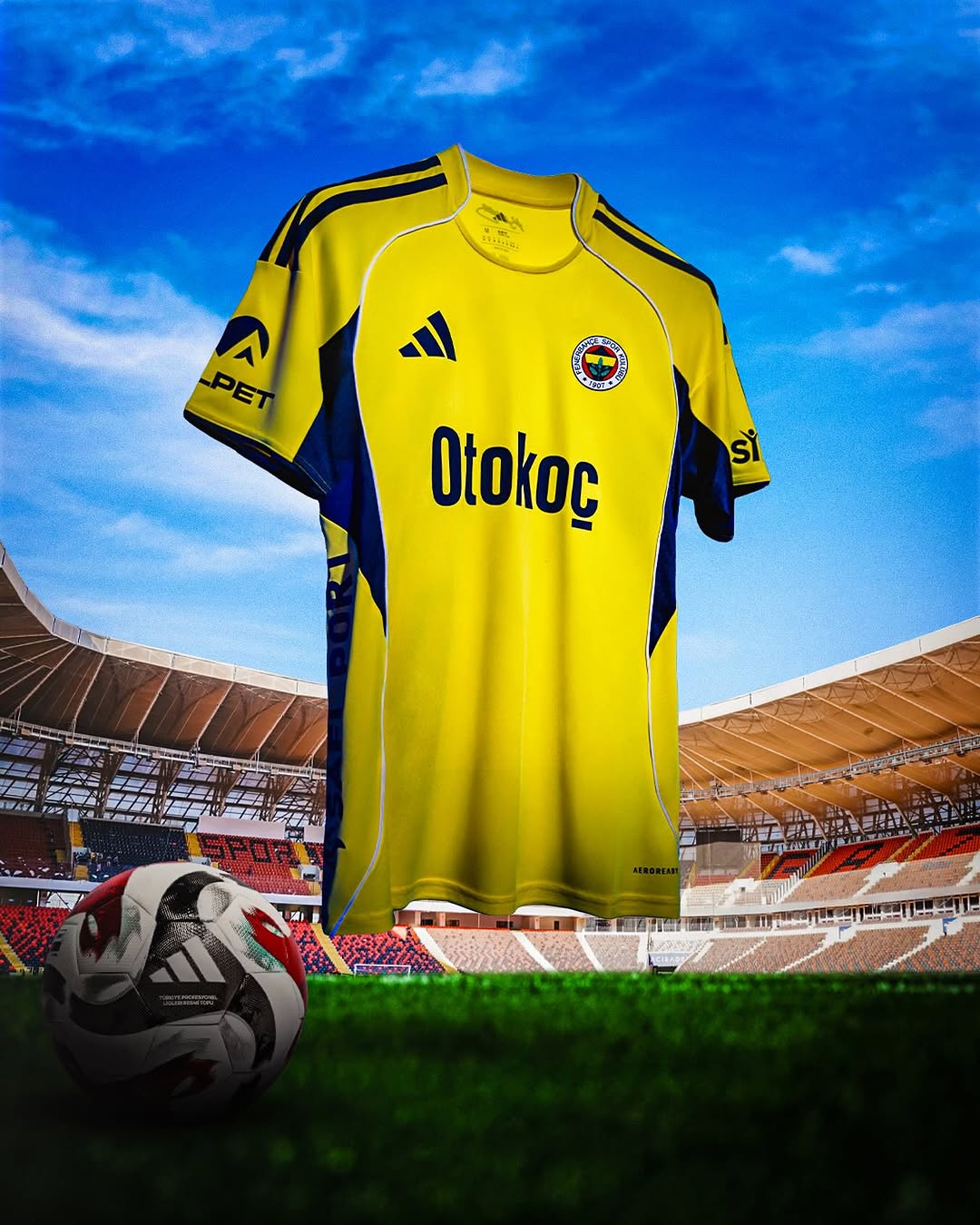 Fenerbahçe, Adidas Türkiye ve Fenerium İş Birliğiyle Sarı Formayla Sahada