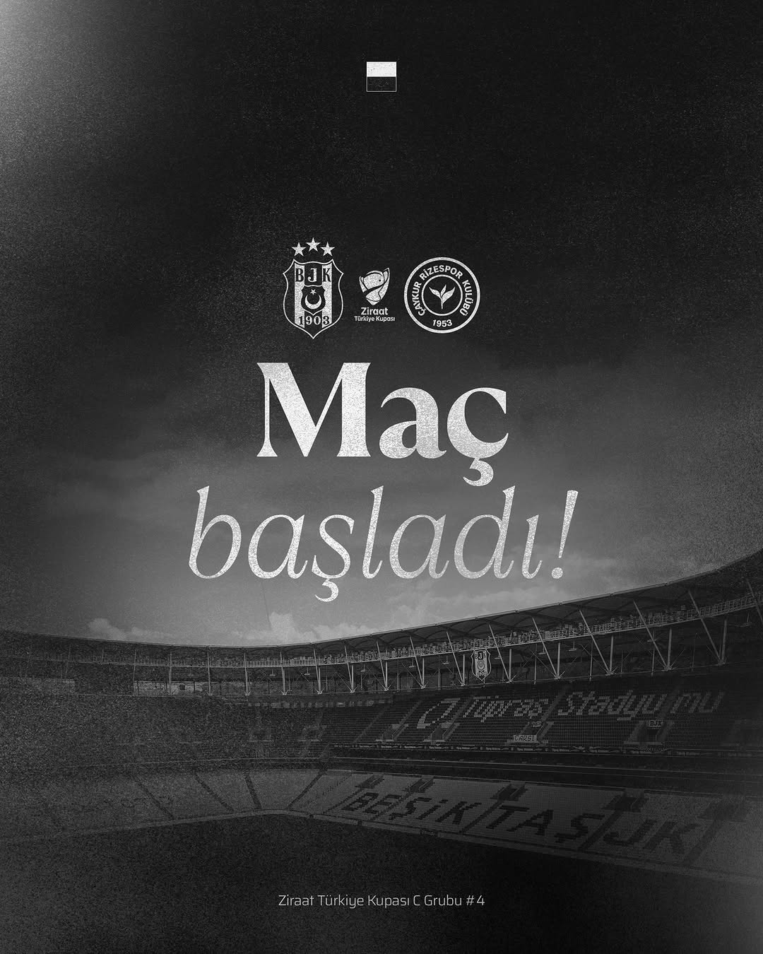 Beşiktaş Futbol Takımı Maç Başladı, Taraftarlar Coşkuyla Destekliyor!