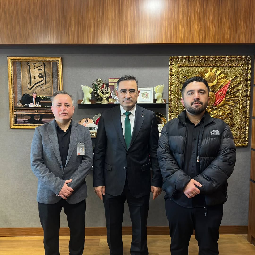 Ak Parti Milletvekili Hasan Arslan, Serdar Sezen ve Mücahit Şahin'i Mecliste Ağırladı