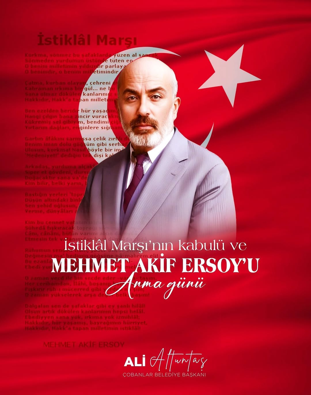 İstiklal Marşı'nın Kabulünün 105. Yılı Kutlu Olsun