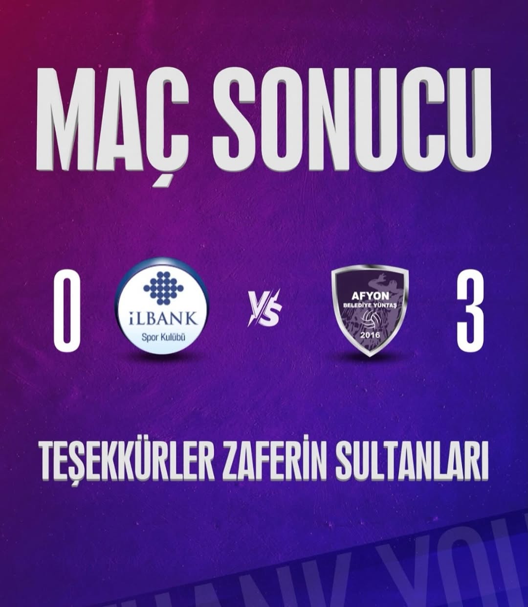 Afyonkarahisar Belediye Başkanı Burcu Köksal'dan Zaferin Sultanlarına Teşekkür