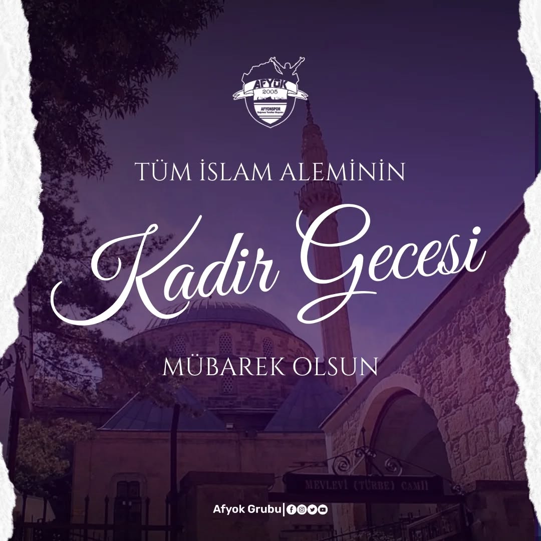 Tüm İslam Aleminin Kadir Gecesi Kutlu Olsun