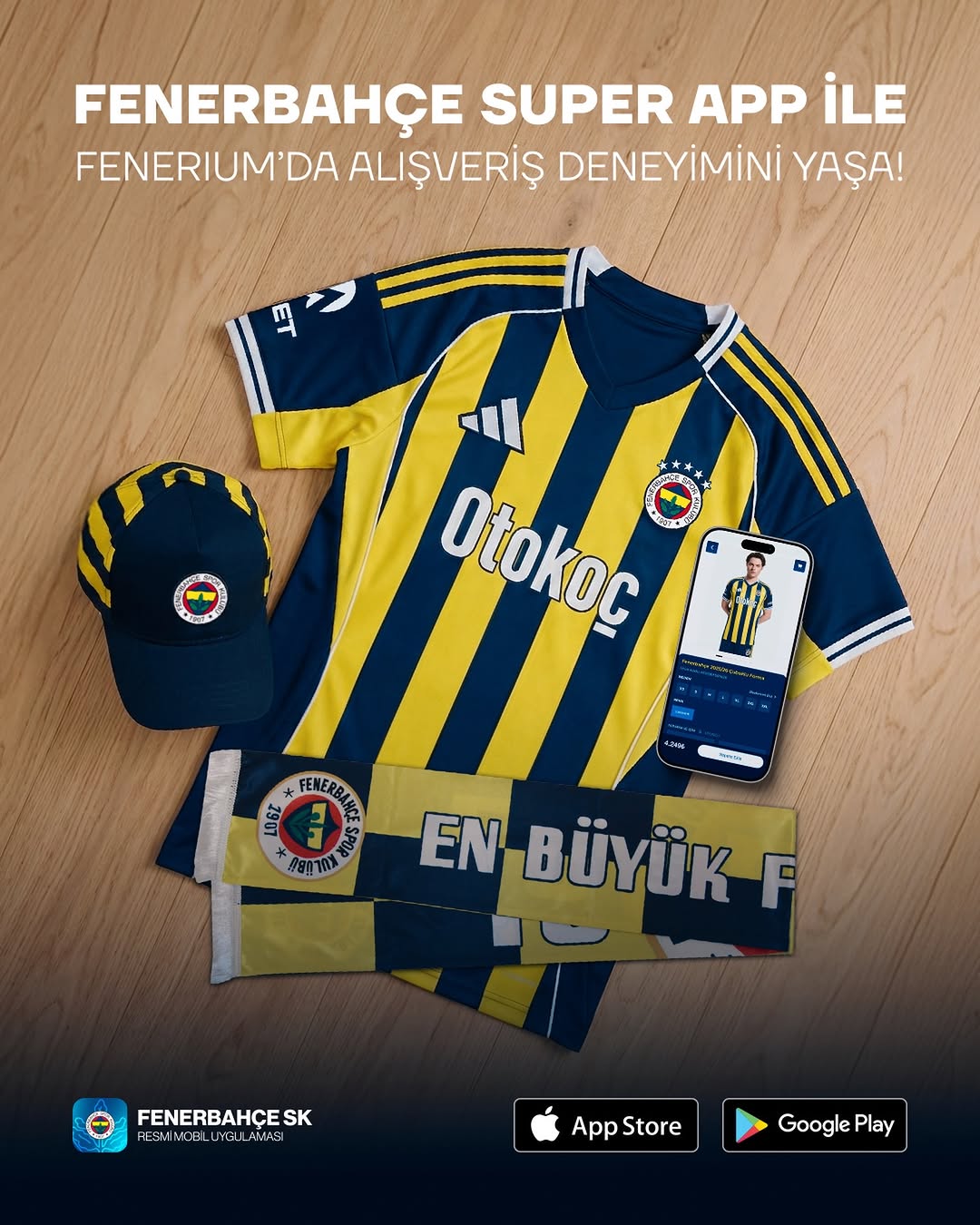 Fenerbahçe Super App İle Fenerium Alışverişi Artık Daha Kolay!