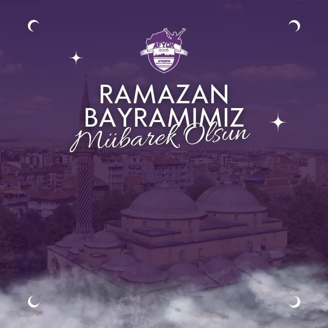 Ramazan Bayramınız Mübarek Olsun! Afyonkarahisar Afyok Grubu'ndan Mesaj