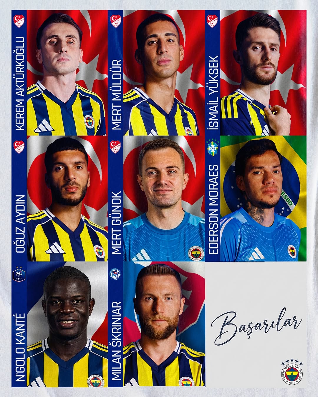 Fenerbahçe Spor Kulübü'nden Milli Takımlar için Başarı Dileği