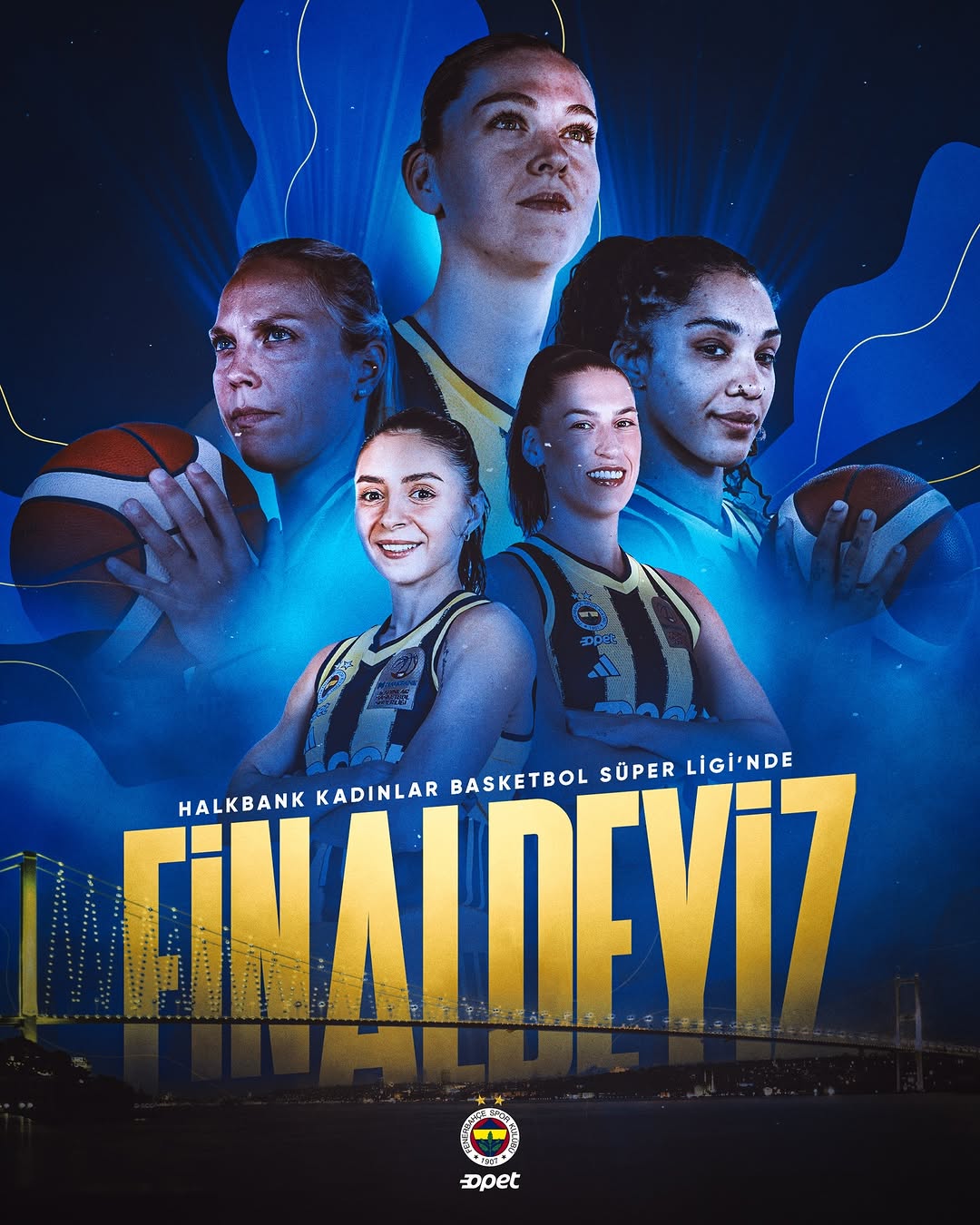 Halkbank Kadınlar Basketbol Süper Ligi'nde Finalde!