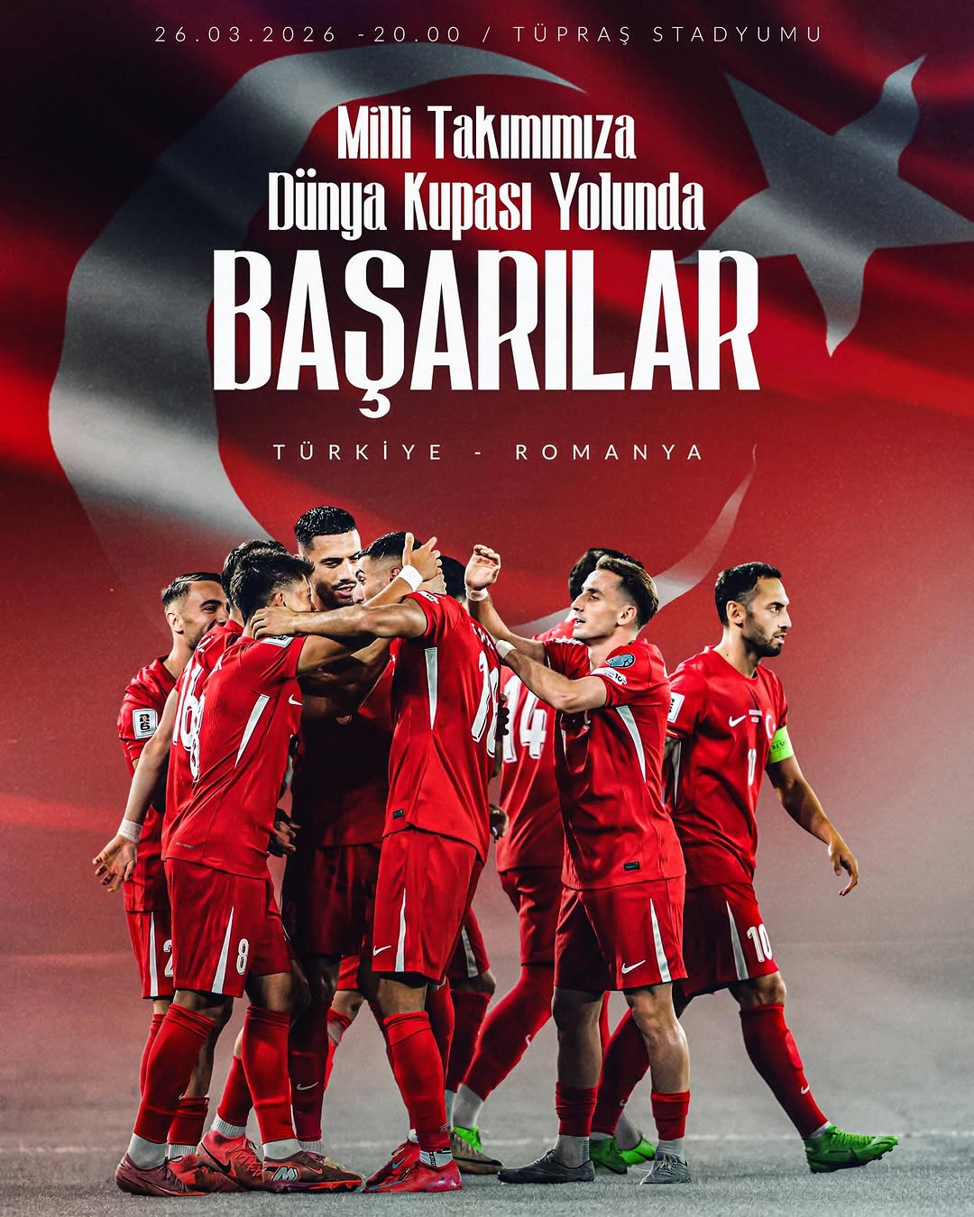 Milli Takım, 2026 FIFA Dünya Kupası play-off turunda Romanya'yı Yarı Finalde Yenerek Finale Yükseldi