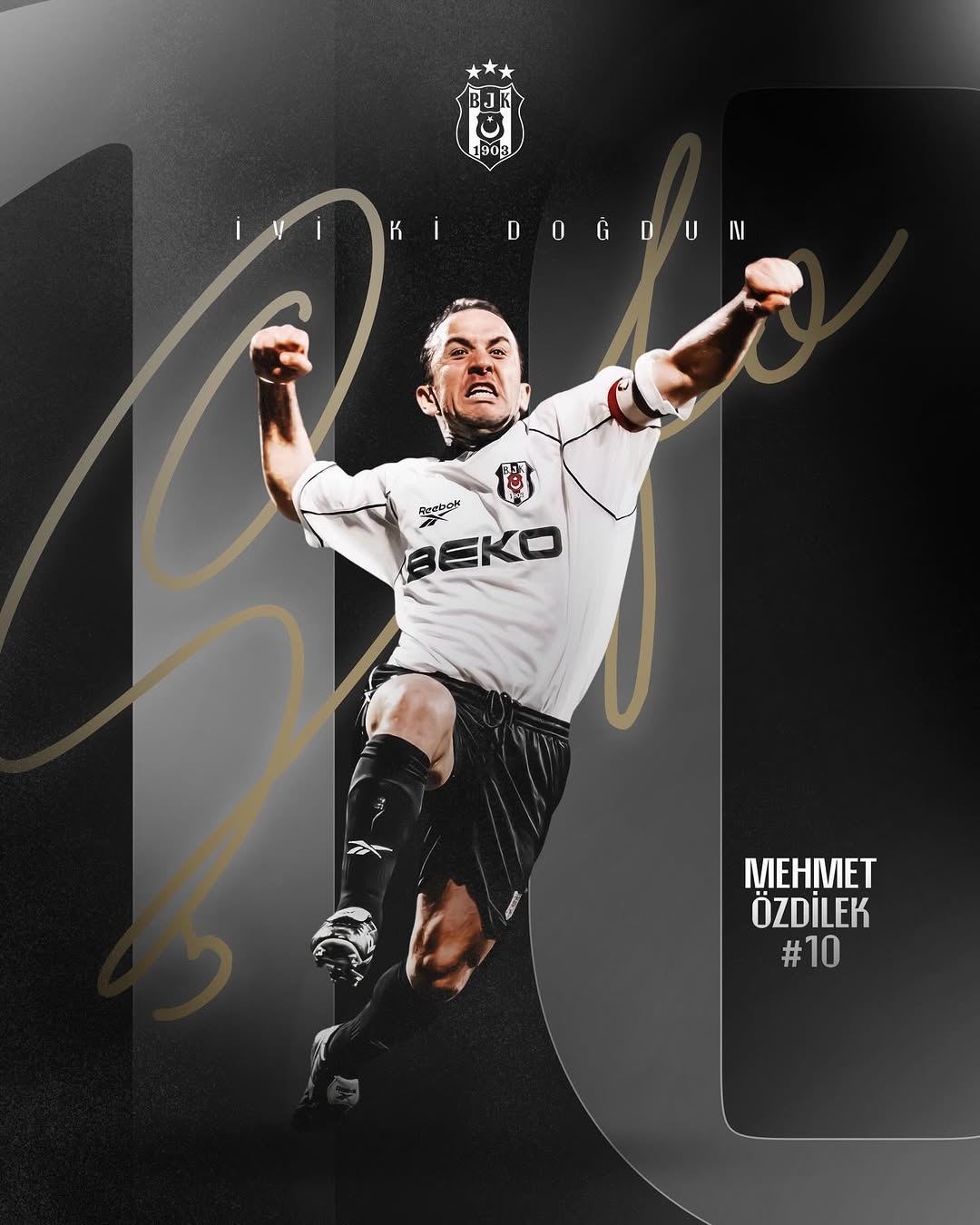 Beşiktaş, Efsane Futbolcu Mehmet Özdilek'in Doğum Gününü Kutladı