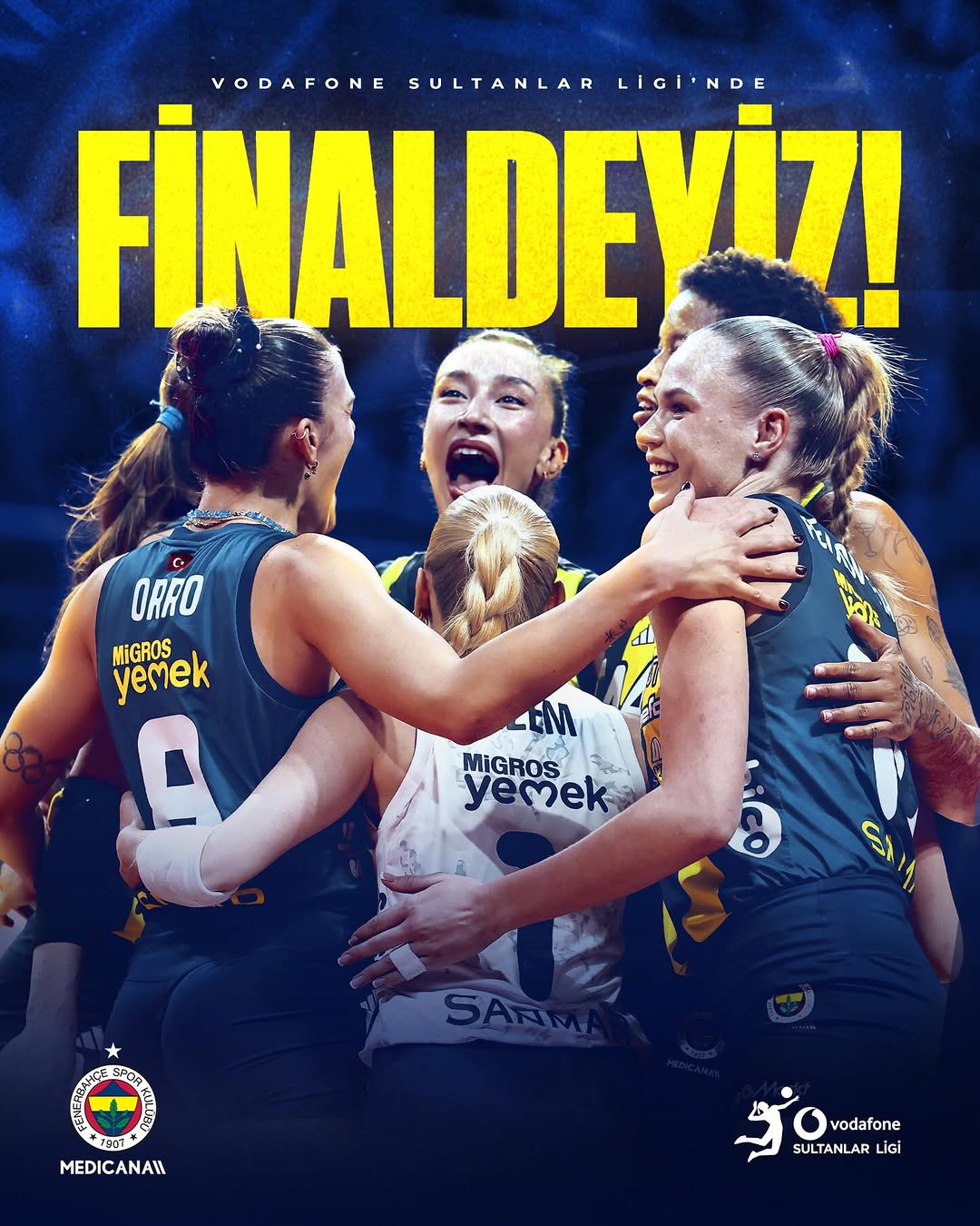 Fenerbahçe Spor Kulübü Vodafone Sultanlar Ligi'nde Finalde!