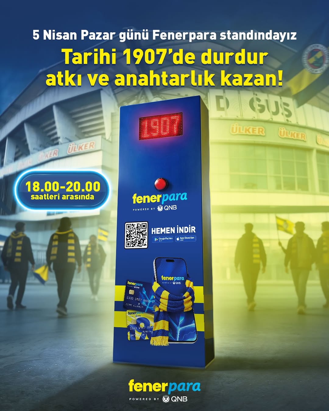 Fenerbahçe'den Tarihi 1907 Efsanesi: Fenerpara Standında Hediyeler Sizleri Bekliyor!
