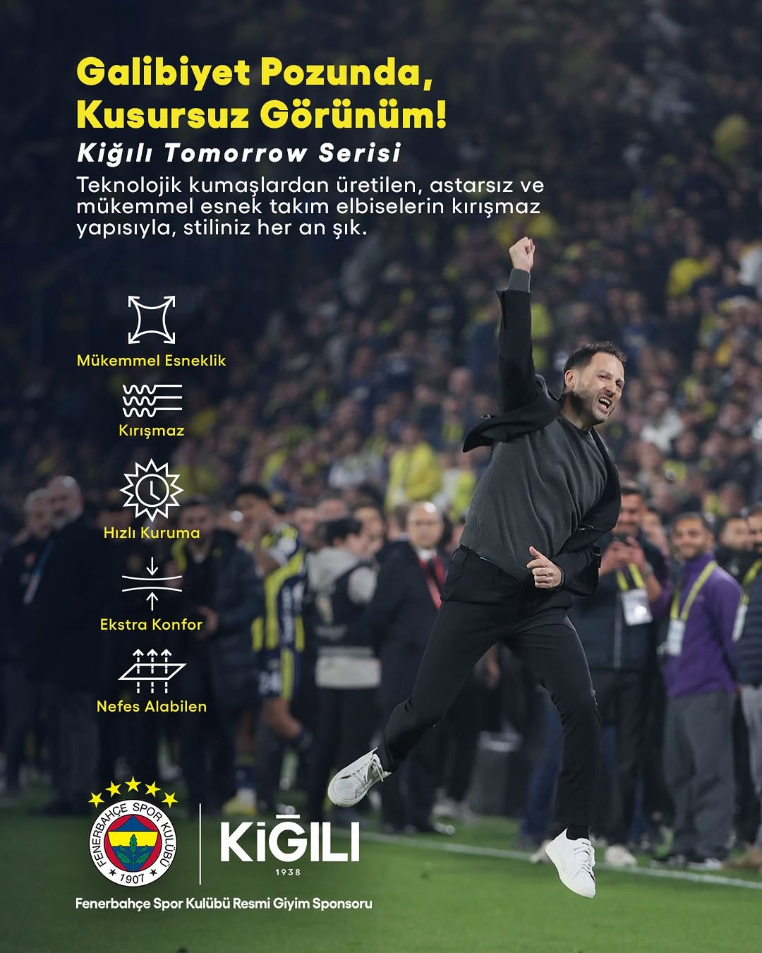 Fenerbahçe'nin Kiğılı İle İş Birliği: Galibiyet Pozunda, Kusursuz Görünüm!