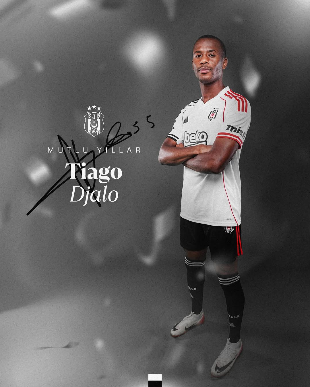 Beşiktaş Spor Kulübü Futbolcusu Tiago Djalo'nun Doğum Günü Kutlandı