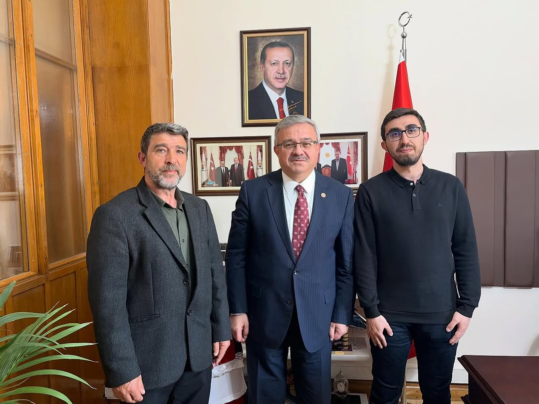 Ak Parti Milletvekili İbrahim Yurdunuseven, TBMM'de İsmail Gök ve Abdullah Gök'ü Misafir Etti