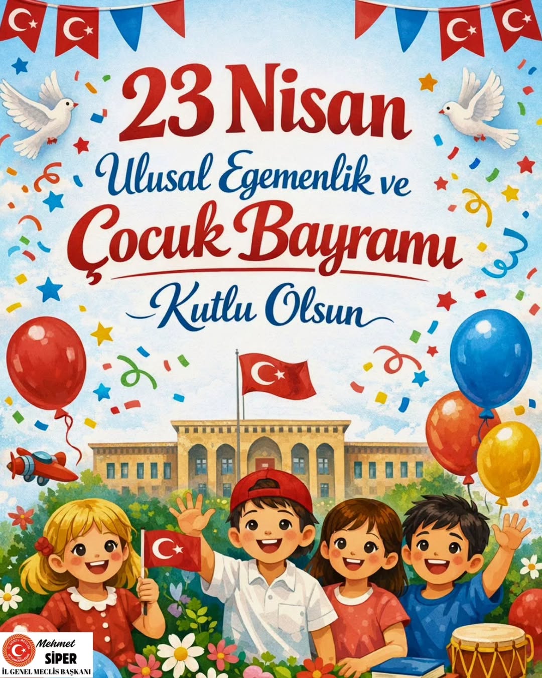 23 Nisan Ulusal Egemenlik ve Çocuk Bayramı Kutlaması