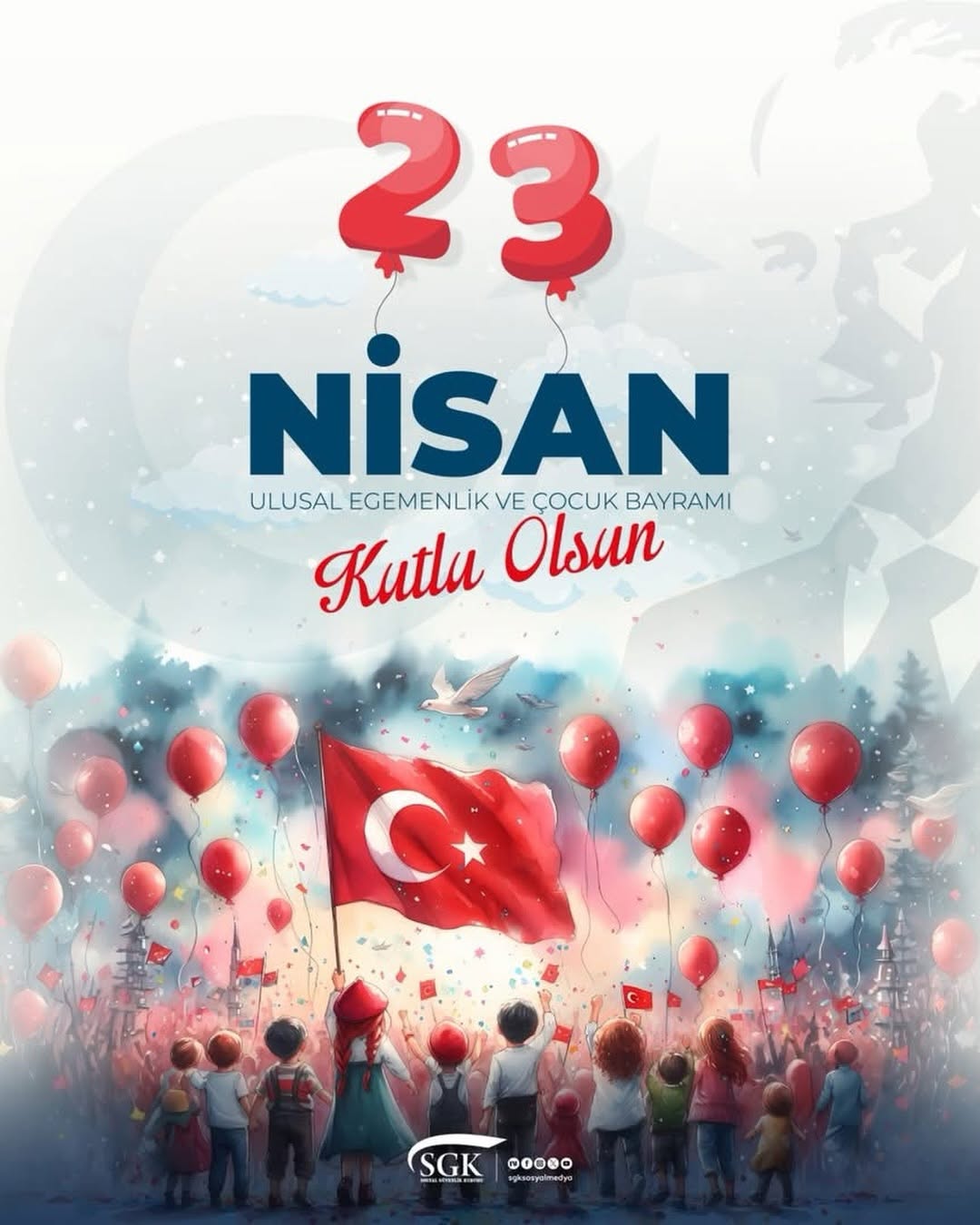 Afyonkarahisar Sgk İl Müdürlüğü'nden 23 Nisan Mesajı