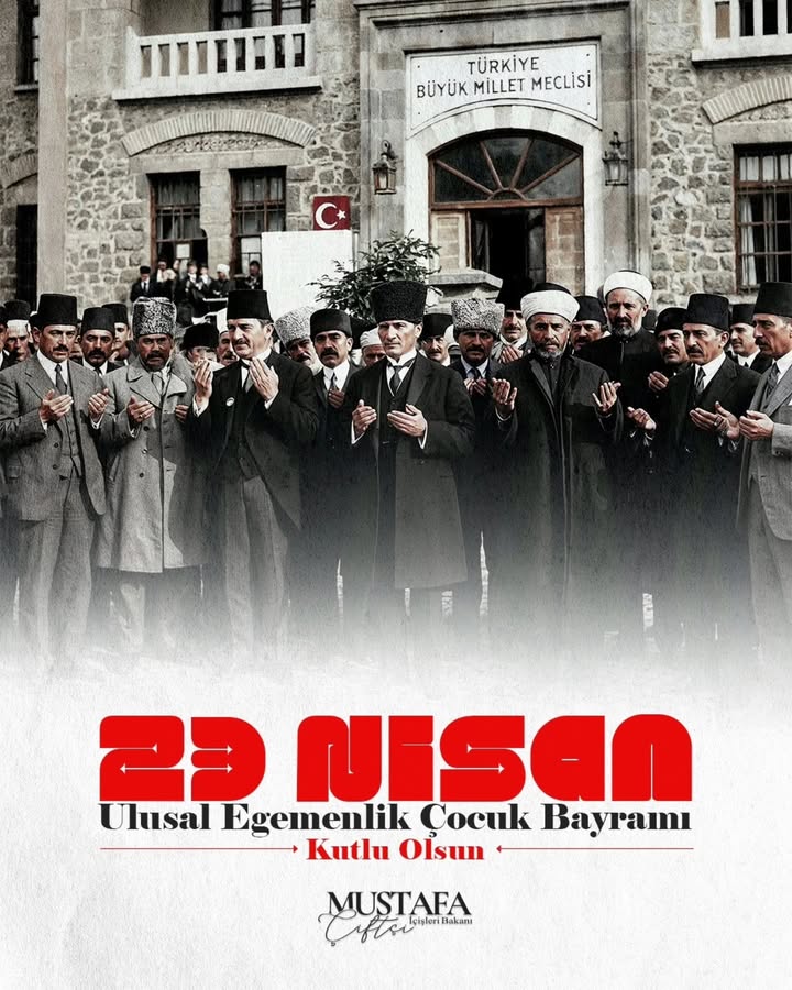 T.C. İçişleri Bakanlığı'nın 23 Nisan Mesajı: Milli Egemenliğin Kutlandığı Önemli Bir Gün