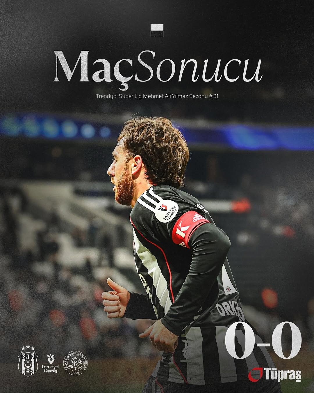 Beşiktaş 0-0 Fatih Karagümrük Maçı Sonu: Beraberlikle Sona Erdi