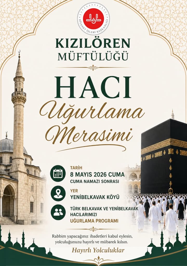Kızılören Müftülüğü'nden Önemli Duyuru