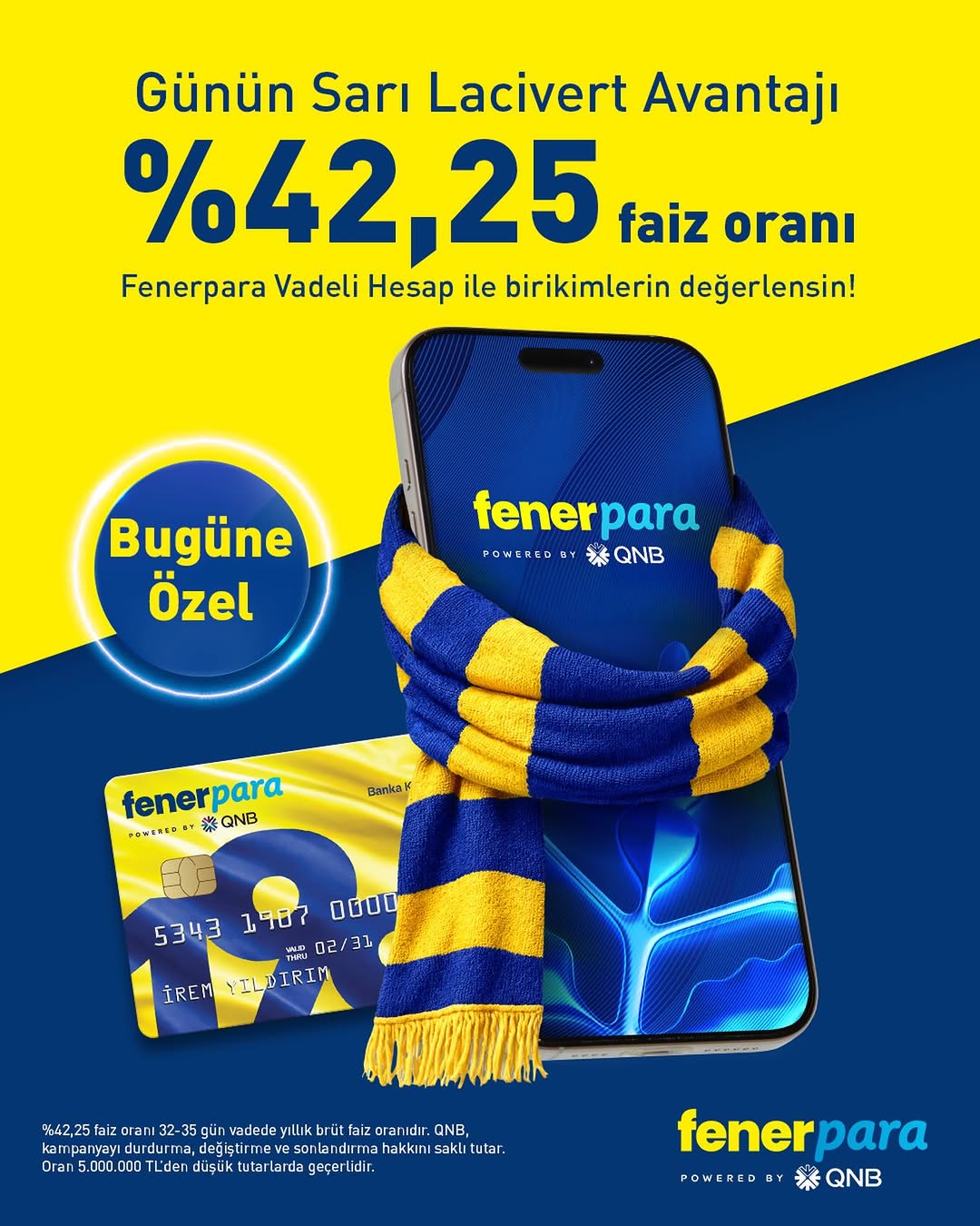 Fenerbahçe Spor Kulübü'nden Birikimlerini Değerlendirmek İsteyenlere Fenerpara Fırsatı!