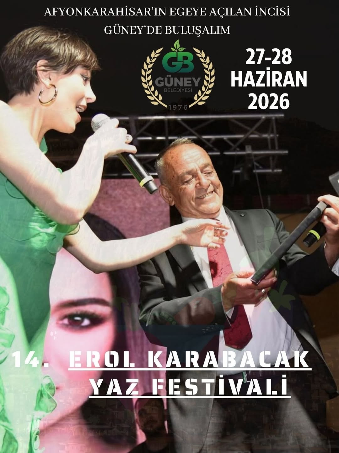 Afyonkarahisar Güney Belediyesi Erol Karabacak Yaz Festivali Duyurusu