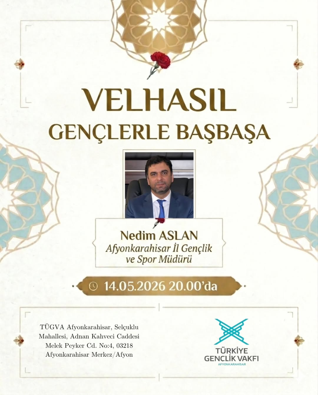 İl Gençlik ve Spor Müdürü Nedim Aslan ile Gençlik ve Gelecek Üzerine Söyleşi