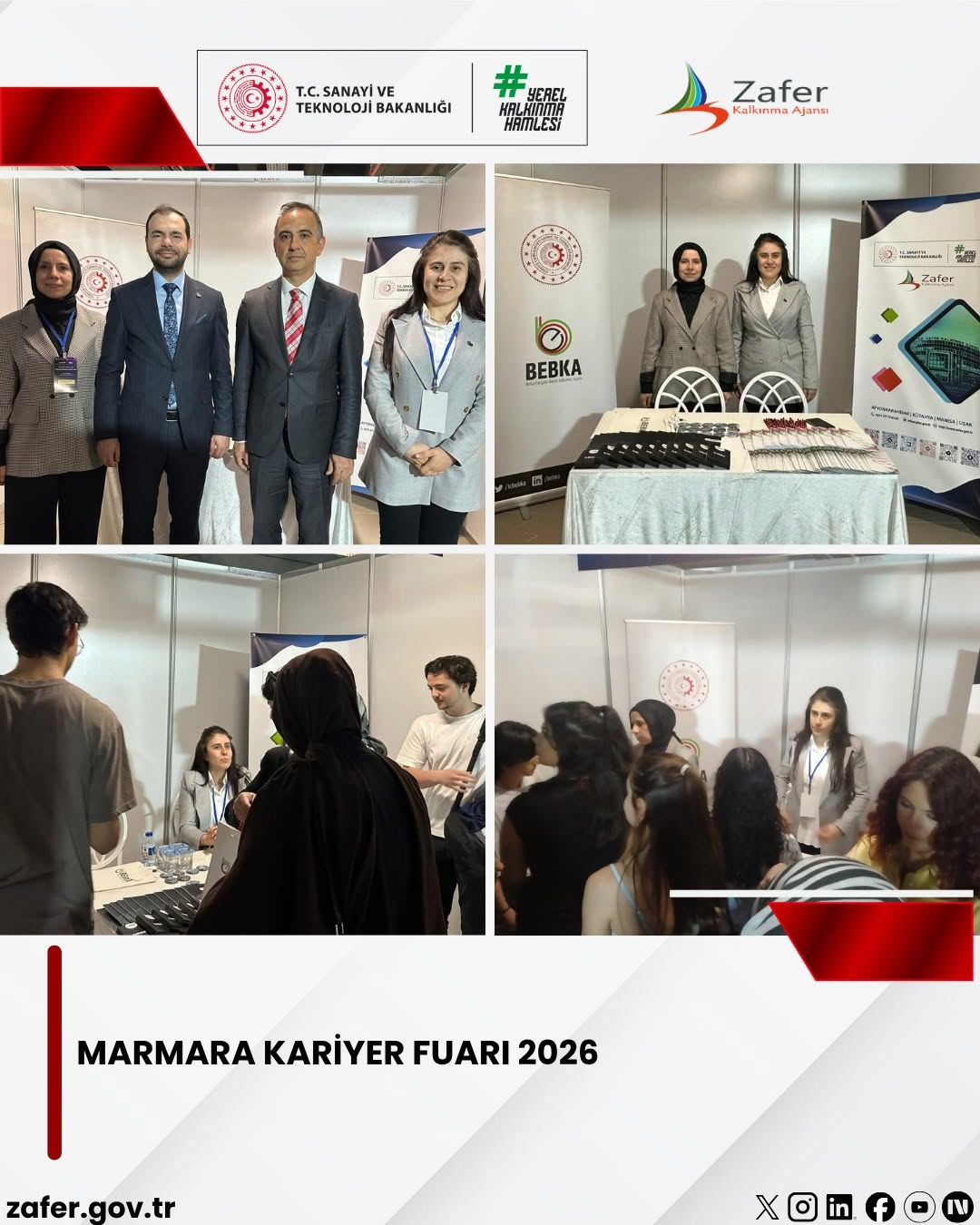 Marmara Kariyer Fuarı 2026’da Zafer Kalkınma Ajansı Standıyla!