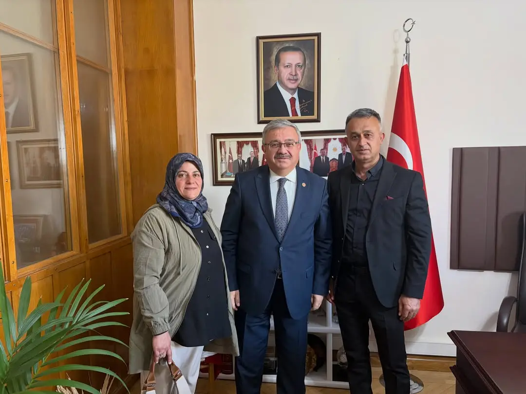Ak Partili Milletvekili Mehmet Ali Tetik, TBMM'de Anıtkaya Köyü Muhtarını Misafir Etti