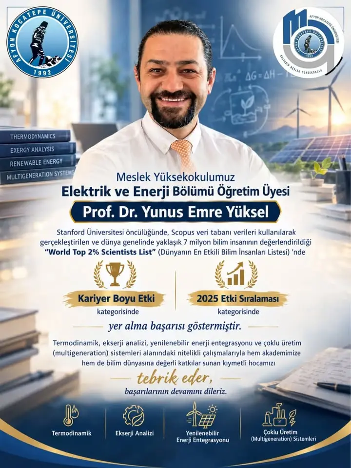 Bolvadin MYO'dan Öğretim Üyesine Uluslararası Başarı