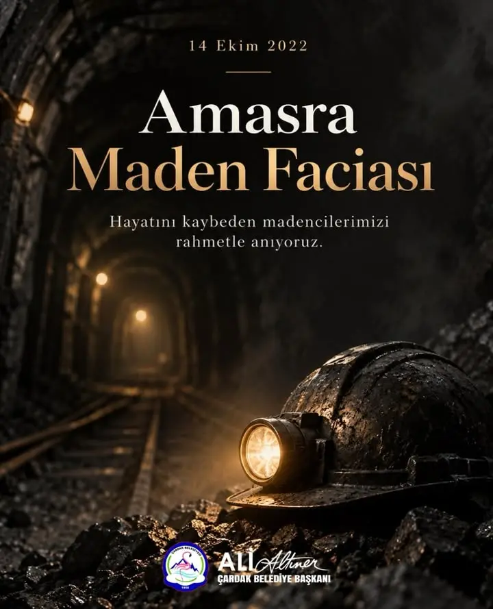 Çardak Belediyesi'nden maden faciası anması