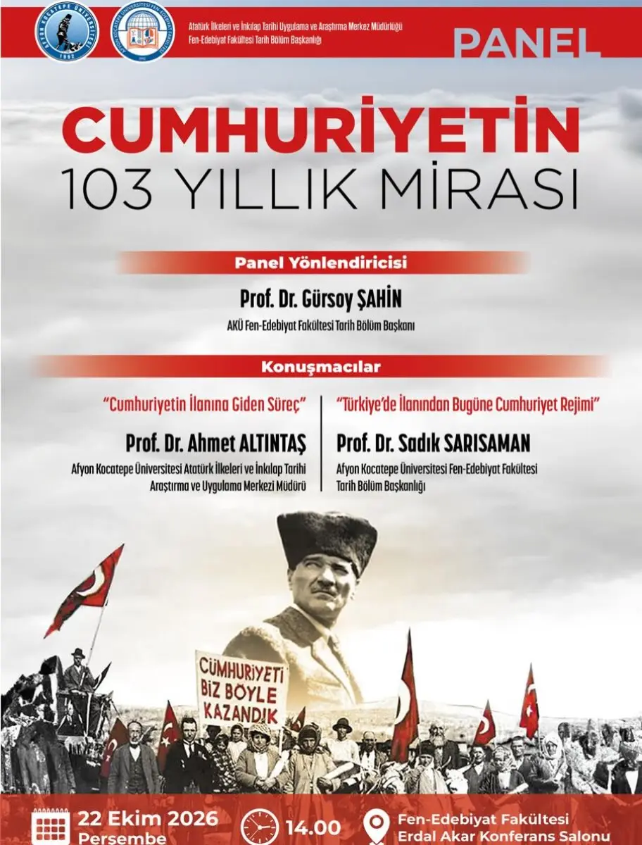 Cumhuriyetin 103 Yıllık Mirası Konferansı