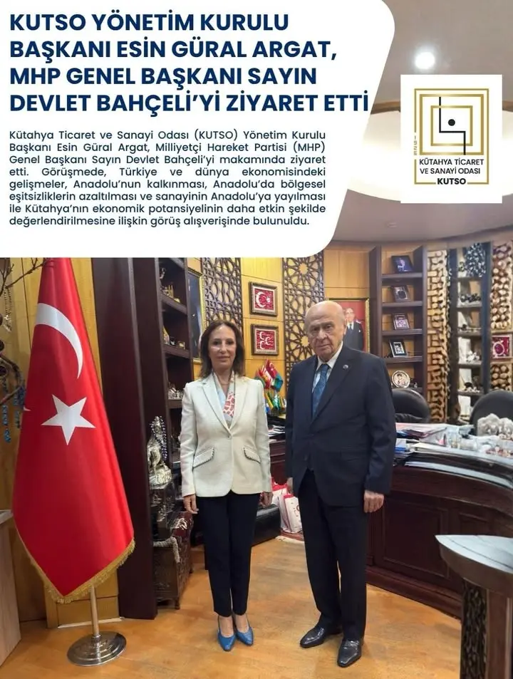 Esin Güral Argat, Devlet Bahçeli ile görüştü