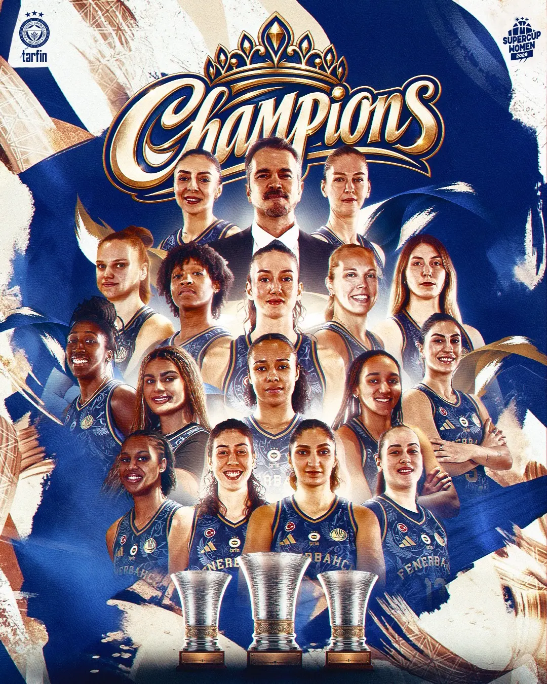 Fenerbahçe Üçüncü Kez FIBA Supercup Women Şampiyonu!