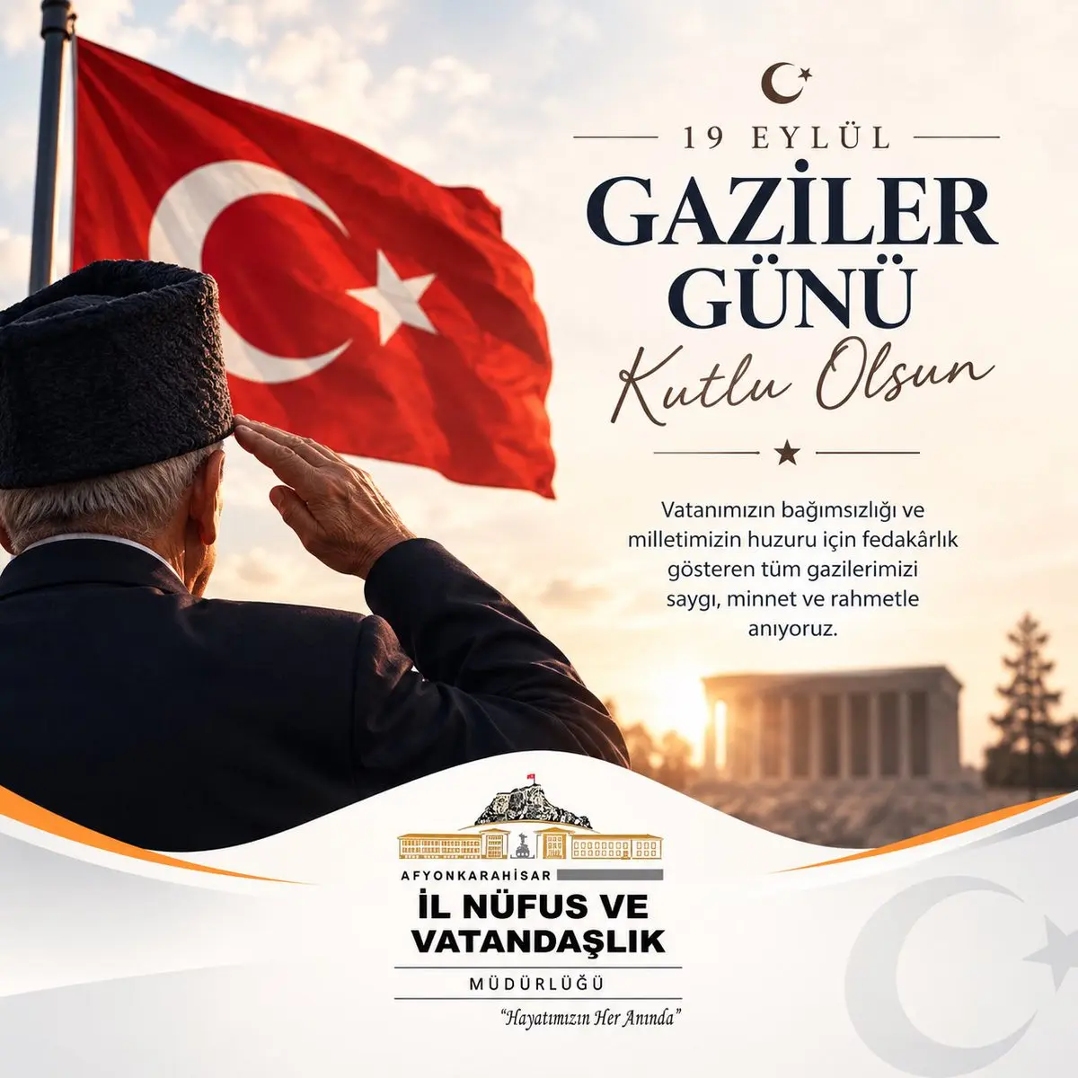 Gaziler Günü'nde vatanseverliğe vurgu