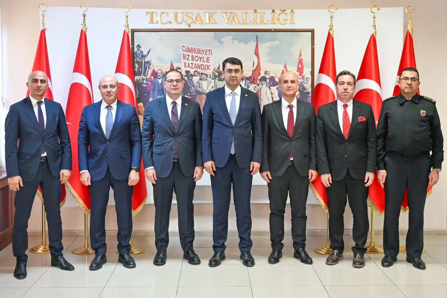 Vali, Mülkiye Müfettişi'ni Ağırladı