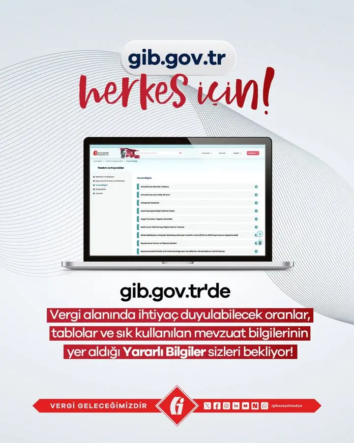 Vergi Alanında Yararlı Bilgiler Sayfası Güncelleniyor